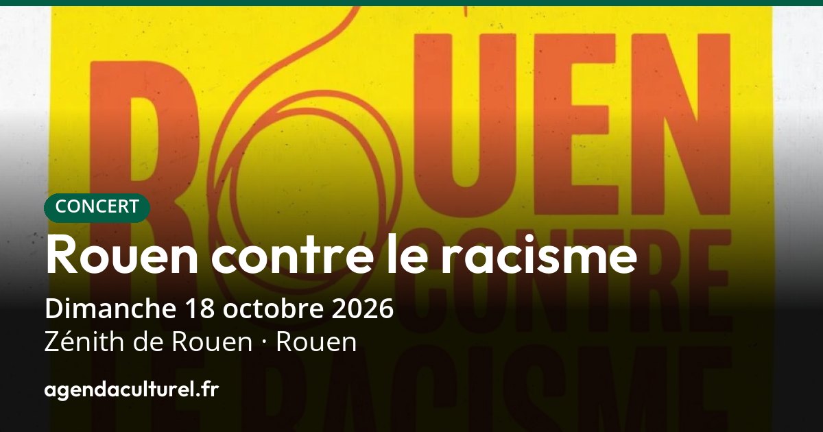 Rouen contre le racisme à Rouen le 18 octobre 2026