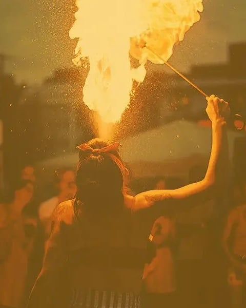 Marché de Noël et feu d'artifice