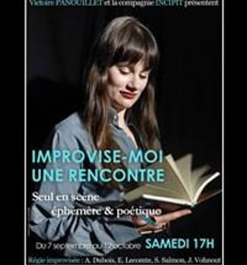 Improvise-moi une rencontre, seul en scène éphémère et poétique