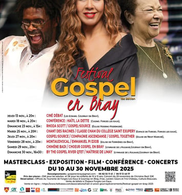 Festival Gospel en Bray 2025 affiche