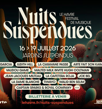 Festival Nuits Suspendues 2026 affiche