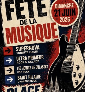 Concert pop rock, tribute to Oasis