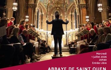 Concert gratuit de la chorale anglaise Wellington à Saint-Ouen