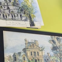 Exposition : les dessins du Clos des fées par le collectif Urban Sketcher