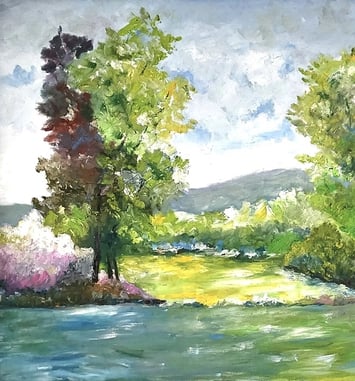 Exposition de peinture de Dominique Bertrand
