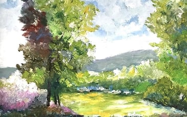 Exposition de peinture de Dominique Bertrand