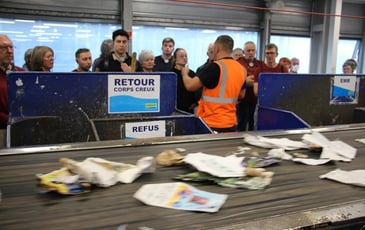 Visite guidée du centre de tri