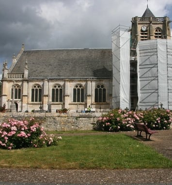 Visite guidée sur la restauration de l'église