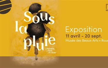 Sous la pluie, peindre, vivre et rêver