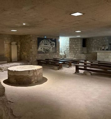 Visite guidée de la crypte