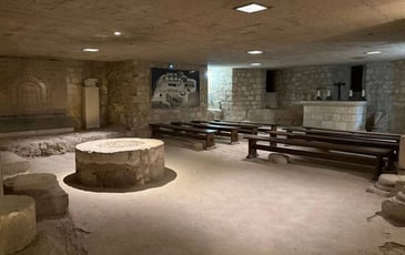 Visite guidée de la crypte