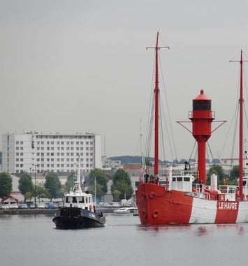 Visite guidée partielle du bateau Feu "Le Havre III"