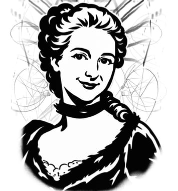 Atelier : mathématiciennes, la fresque d'Émilie du Châtelet