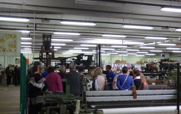 Visite guidée de l'atelier du textile