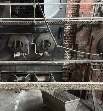 Visite guidée de la chaufferie, usine Fraenckel-Herzog