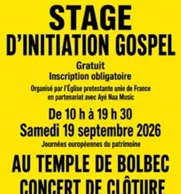 Stage d'initiation de chants gospel et concert de clôture avec la chorale Méli-Mélodie 76