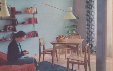 Visite guidée de l'appartement témoin des années 50 de Sotteville