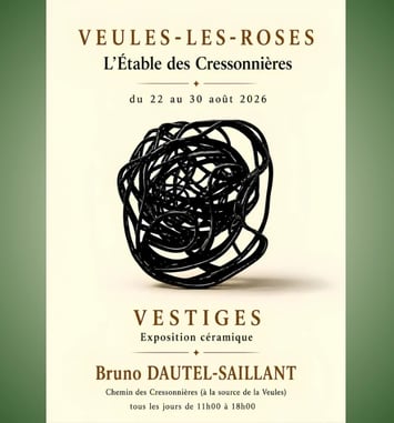 Exposition de céramiques – Vestiges – Bruno Dautel-Saillant