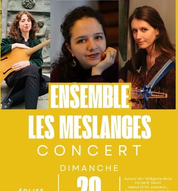 Concert de l'ensemble Les Meslanges