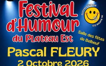 Festival d’humour du plateau Est avec Pascal Fleury