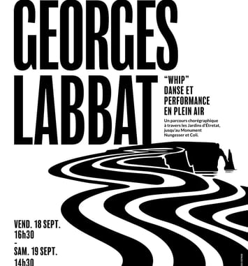 Performance chorégraphique, WHIP de Georges Labbat, Étretat