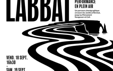 Performance chorégraphique, WHIP de Georges Labbat, Étretat
