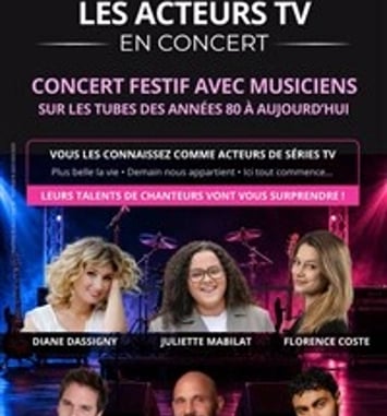 Les acteurs TV en concert (pour Octobre rose)