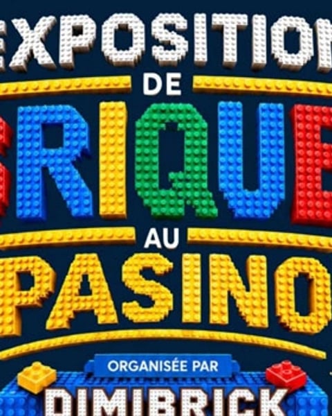 Exposition de briques au Pasino