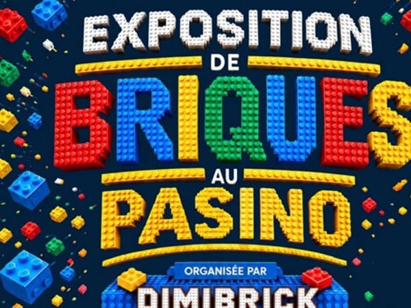 Exposition de briques au Pasino