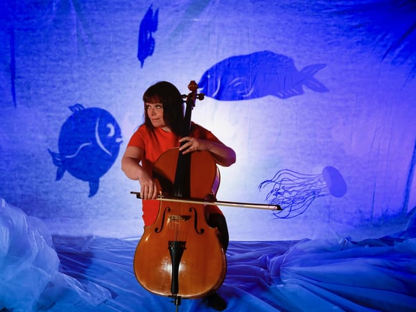 Spectacle "Bleue Fantaisie", de la Compagnie Métalepse