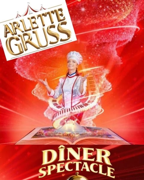 Dîner-spectacle sous le chapiteau Arlette Gruss à Rouen