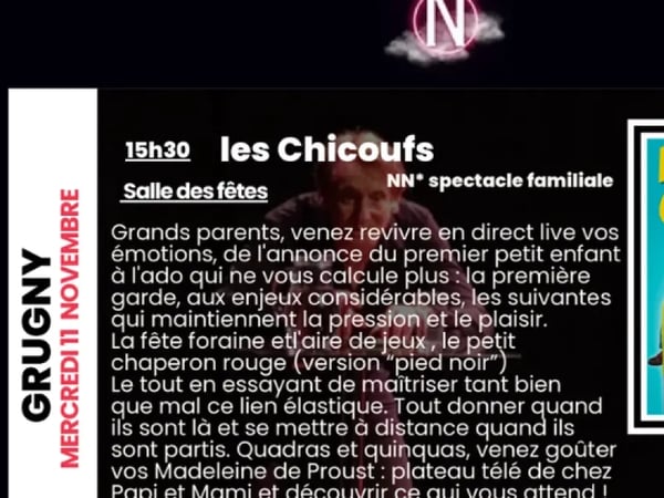 Festival Novembre en Normandie, les Chicoufs