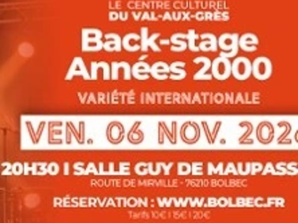 Concert Back-stage années 2000